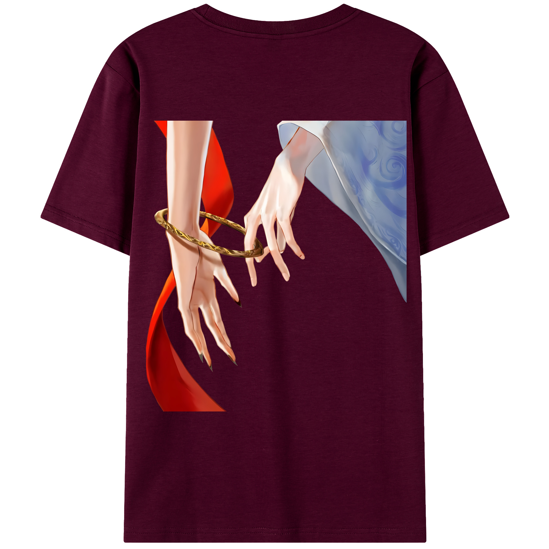 （画像用） Ne Zha 2 ナタ 魔童の大暴れ レディース半袖Tシャツ(バックプリント)